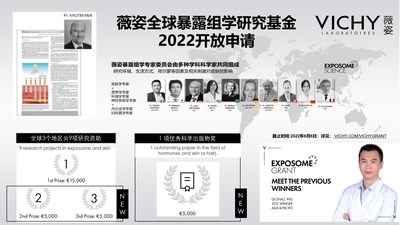 2022年第六屆薇姿全球暴露組學(xué)研究基金簡介